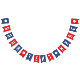 DIY Crea tu propio cartel rojo blanco y azul