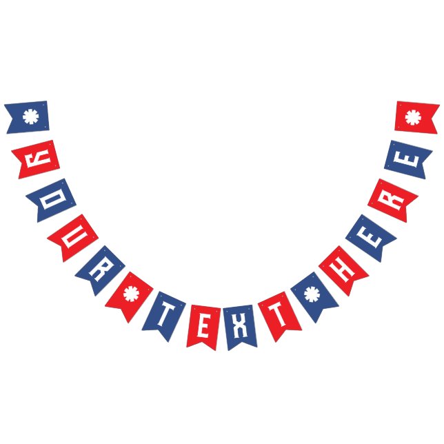 DIY Crea tu propio cartel rojo blanco y azul (Todo)