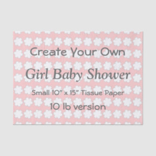 DIY crean su propio papel seda V07A de BABY SHOWER