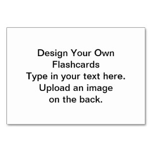 DIY - Diseñar sus propias tarjetas flash de lectur