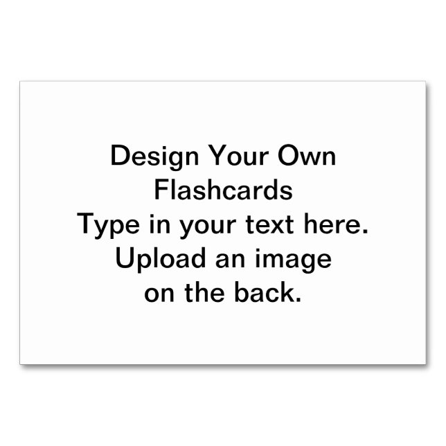 DIY - Diseñar sus propias tarjetas flash de lectur (Anverso)