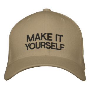 DIY Hazlo tú mismo Gorra de bordado