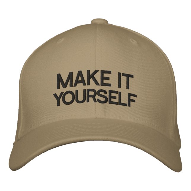 DIY Hazlo tú mismo Gorra de bordado (Anverso)