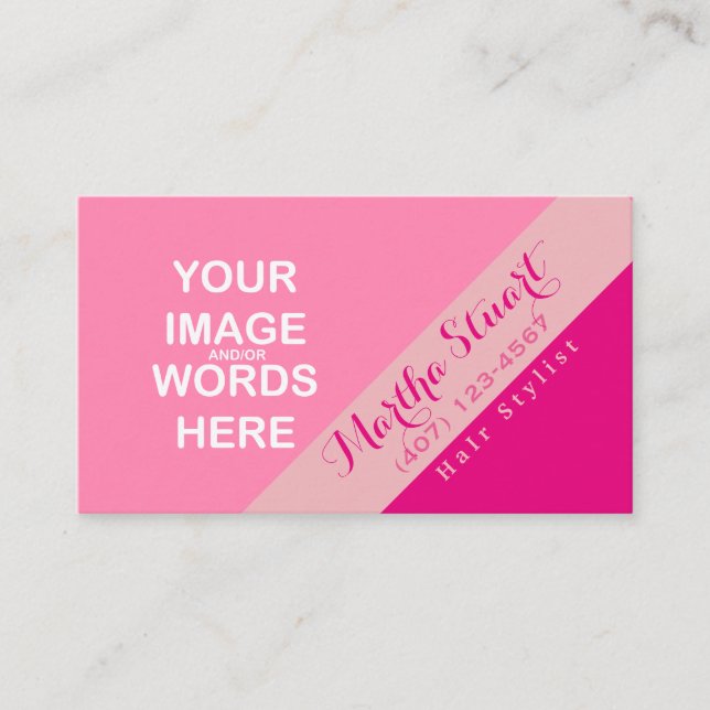DIY / Insert Photo - Tarjeta de presentación (Anverso)