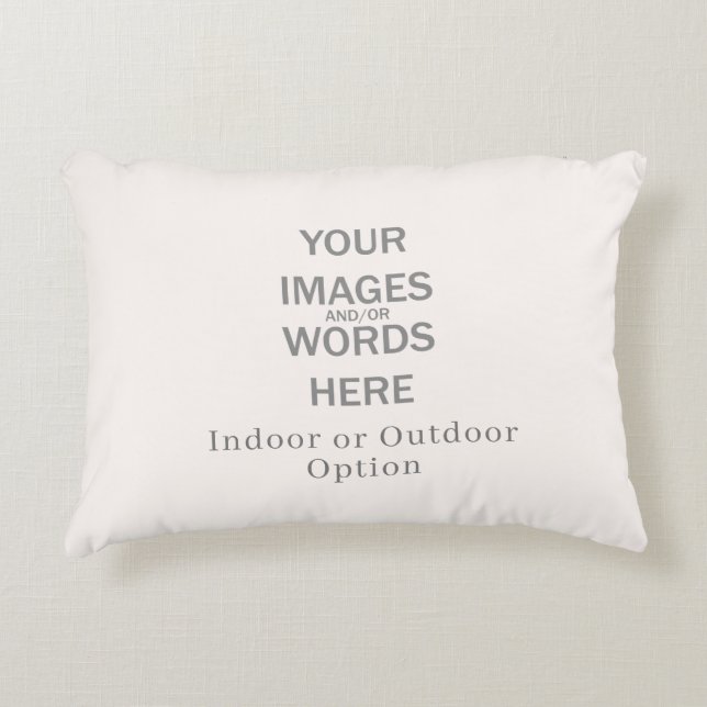 DIY - Opciones de almohada interior / exterior de  (Anverso)