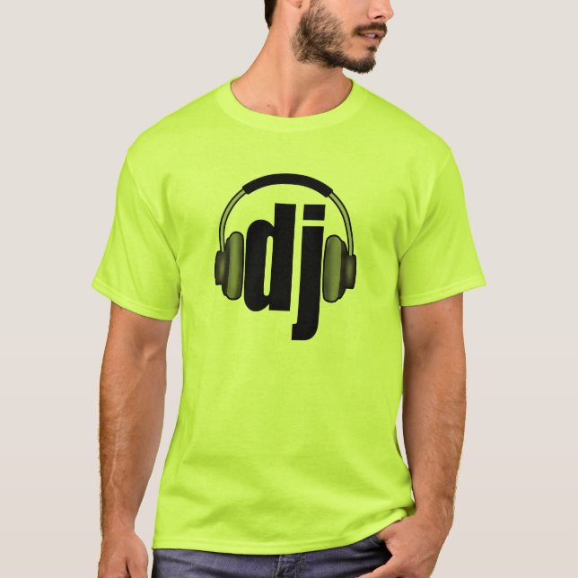 DJ - Camisetas   del disc jockey (Anverso)
