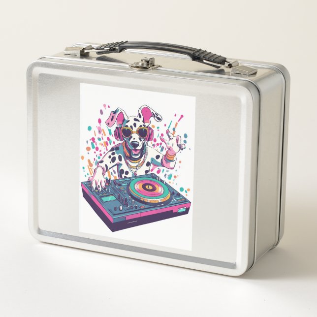 DJ Dálmata � Fiesta Rave EDM Perro (Anverso)
