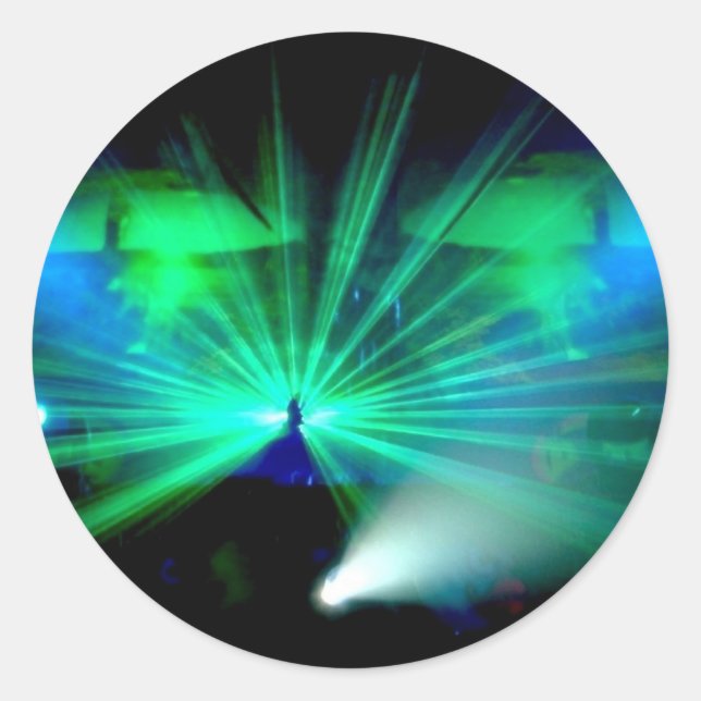 DJ En El pegatina De Decks (Anverso)