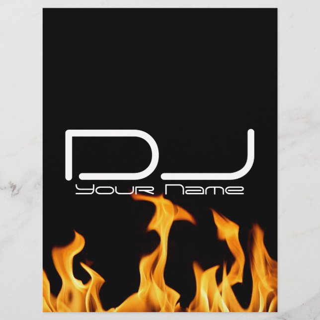 DJ "HEAT" Flyer (Frente)