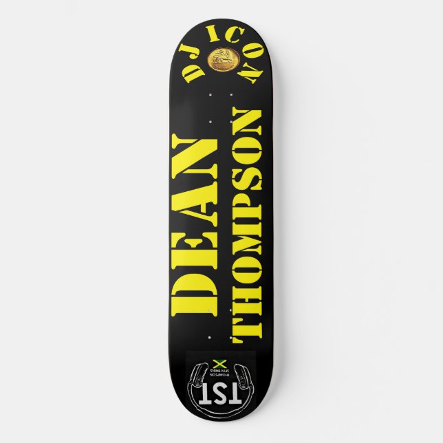 DJ ICON DEAN THOMPSON 8 1/2" Tabla de Skateboard (Anverso)