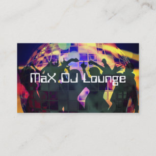 DJ Lounge Bar Club - Tarjeta de visita