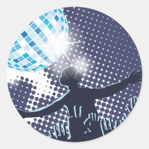 DJ que realiza a los pegatinas