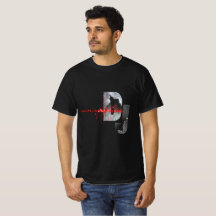 DJ. Siente la música de la camiseta