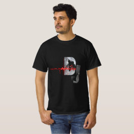 DJ. Siente la música de la camiseta