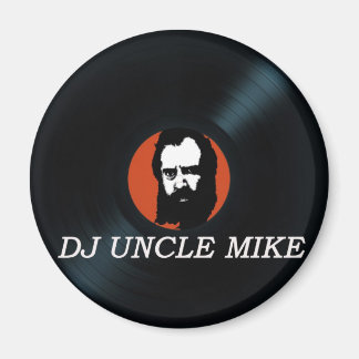 DJ UNCLE MIKE VINYL RECORD frigorífico imán