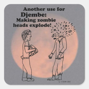 Djembe convierte a los zombies en Pegatinas de cua