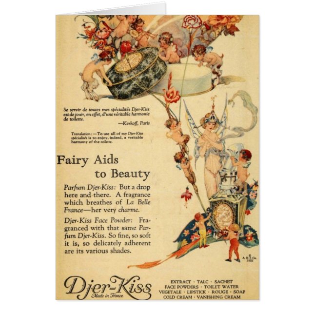 Djer Fairy Aid French Perfume (Frente)