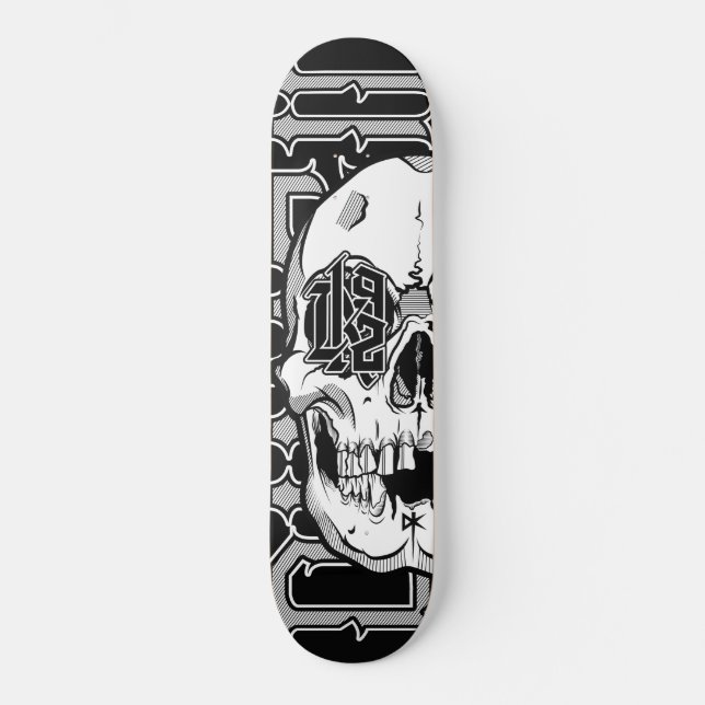 DK92 Skull - Skateboard (Anverso)