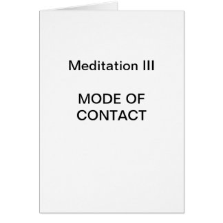 DK Serie de Meditación: Meditación III - CARD