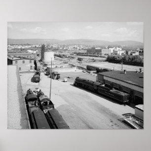 DL y W RR Scranton Pa. Póster