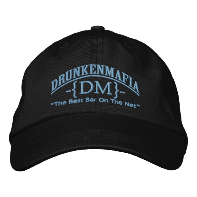 -{DM}- Gorra de ebriedad de la mafia ebria (Anverso)