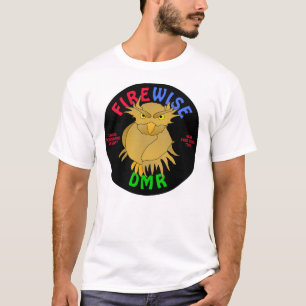 DMR. Camiseta de Lechuza Artificial (fondo negro)