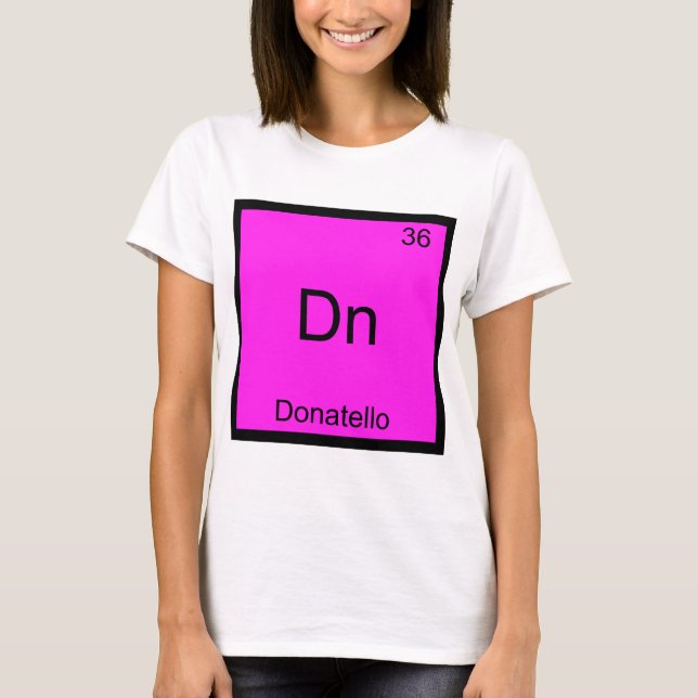 Dn - Camiseta de Donatello con símbolo de elemento (Anverso)