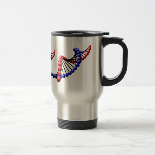 DNA - Taza reutilizable del viaje de la doble