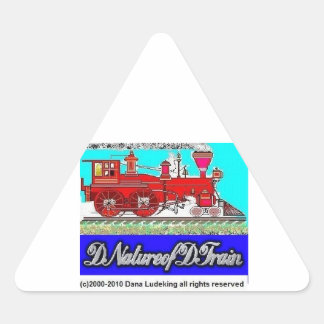 DNatureofDTrain Triangle Pegatina