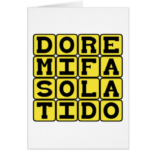 Do Re Mi Fa So La Ti Do, Notas de la Escala Tonal