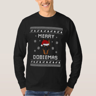 Doberman Christmas Sweater Doberman Inu Ugly Xmas
