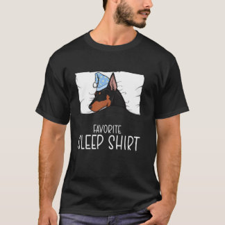 Doberman Favorito Camiseta De Dormir, Doberman Dur