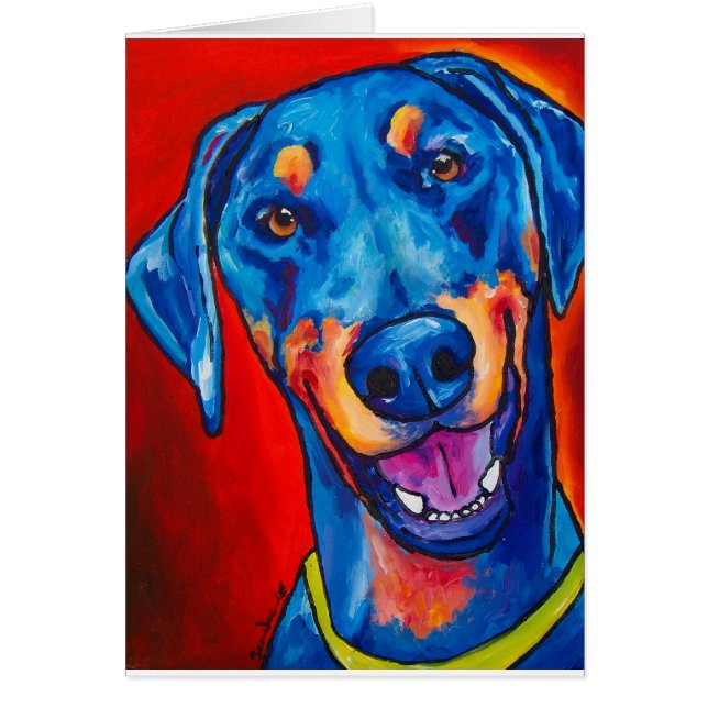 Doberman (negro y moreno naturales) (Frente)