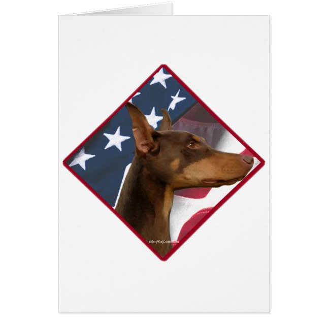 Doberman Pinscher Flag 2 (Frente)