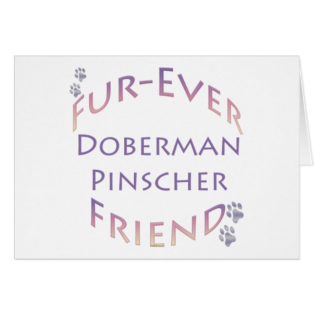 Doberman Pinscher Furever (Anverso (Horizontal))