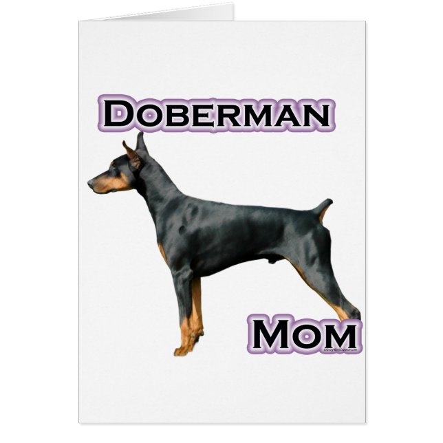 Doberman Pinscher Mom 4 (Frente)