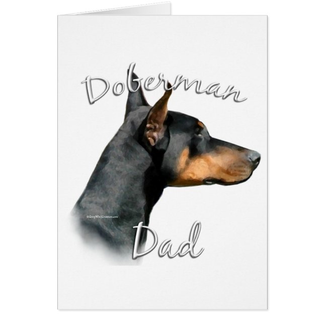Doberman Pinscher (negro) papá 2 (Frente)