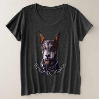 Doberman Pinscher Shirt Personalizado Plus Tamaño