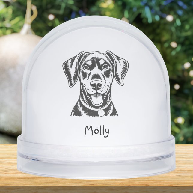 Dobermann personalizado perro Navidad (Subido por el creador)