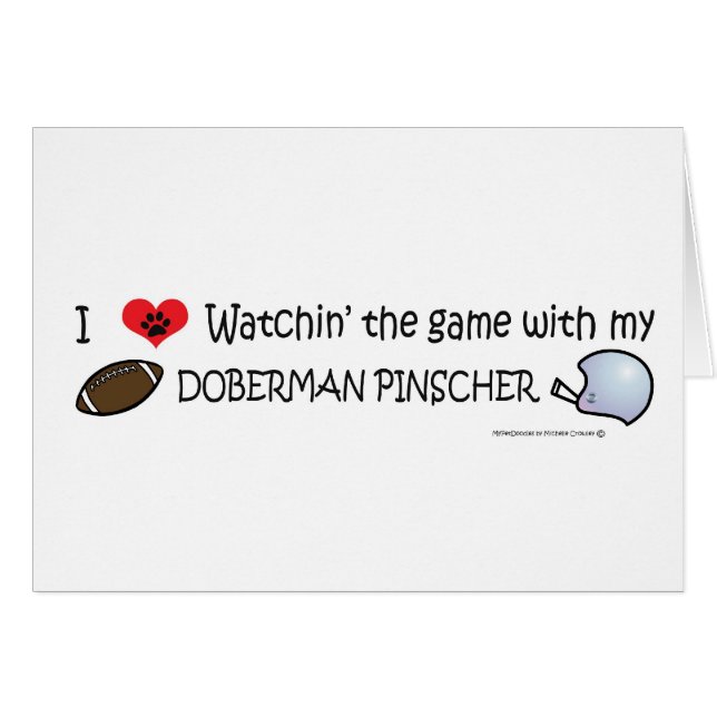 DOBERMANPINSCHER (Anverso (Horizontal))