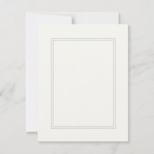 Doble borde blanco sombreado en blanco de papel