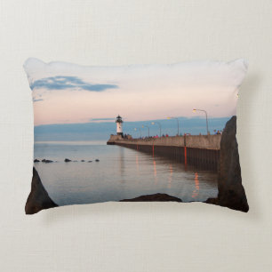 doble cara Duluth North Pier Luz acento almohada