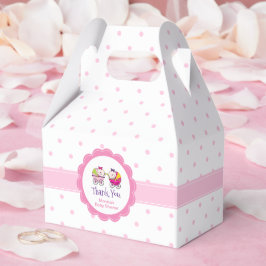 Doble Chica Baby Shower Caja de Favor de Carriage