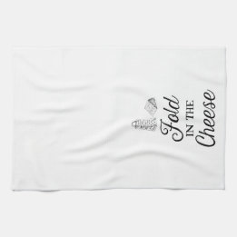Doble en la toalla de cocina de queso
