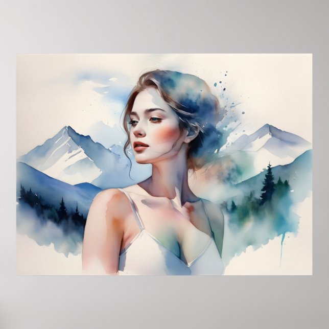Doble exposición del arte femenino (Frente)