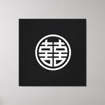 Doble felicidad - 40x40 - Impresión de lienzo esti