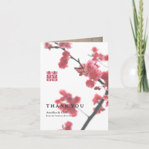 Doble Felicidad Fotografía de agradecimiento de bo