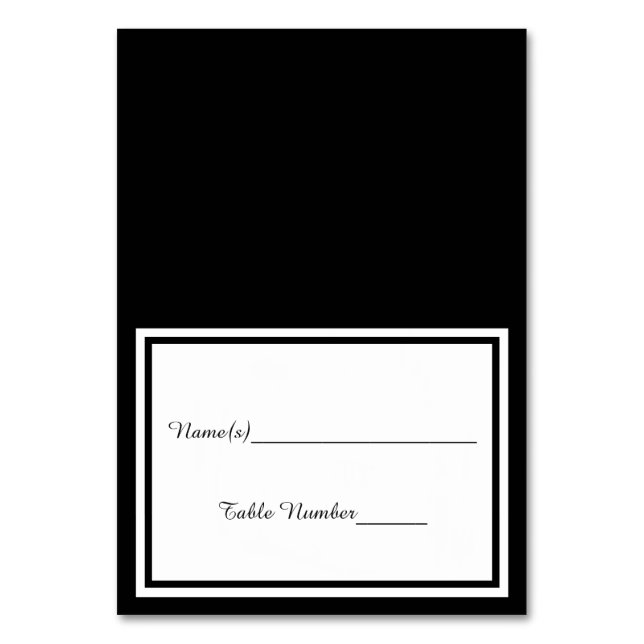 Doble guarnición negra - Tarjeta de Escort (Anverso)