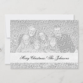 Doble las tarjetas de Navidad echadas a un lado de