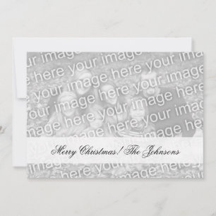 Doble las tarjetas de Navidad echadas a un lado de